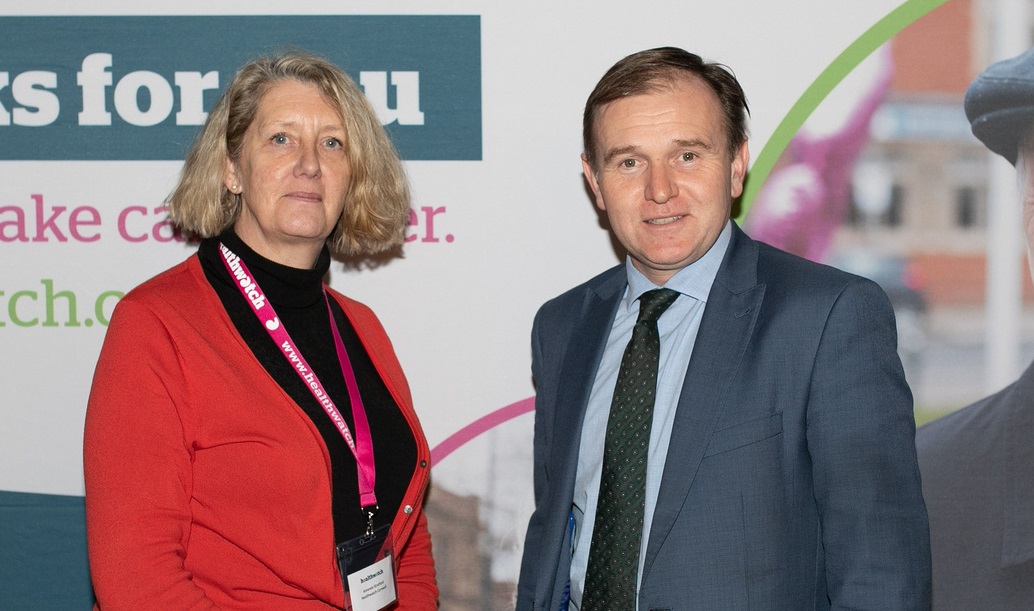 Amanda Stratford and George Eustice