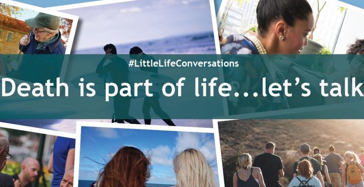 End of life campaign people talking about death
