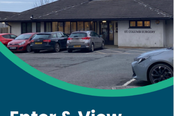 Image of report cover with Petroc Group St Columb surgery photo