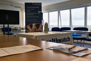 Partnership Board set up in a room
