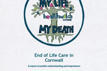 End of life care report cover 2018 tree of life