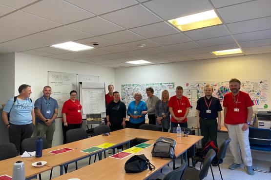 group photo of the people who attended the autism partnership board working group