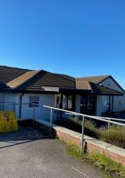 Photograph of the outside of Probus Surgery Dispensary building