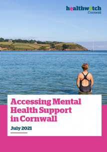 Accessing mental health support in Cornwall